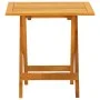 Silla de jardín con reposapiés y mesita madera maciza de acacia by , Loungers - Ref: Foro24-3120439, Price: 141,68 €, Discoun...