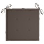 Sillas de jardín 4 unidades madera maciza de teca con cojines de , Sillas de jardín - Ref: Foro24-3073096, Precio: 464,02 €, ...