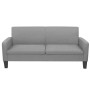 Sofá de 3 plazas gris claro 180x65x76 cm en Sofás | Comprar online en Foru.es
