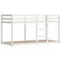 Litera con cortinas madera maciza de pino rosa 90x200 cm de , Camas y somieres - Ref: Foro24-3283897, Precio: 259,44 €, Descu...