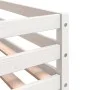 Litera con cortinas madera maciza de pino rosa 90x200 cm de , Camas y somieres - Ref: Foro24-3283897, Precio: 259,44 €, Descu...