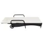 Schwarze Liege aus synthetischem Rattan mit Rollen von , Liegen - Ref: Foro24-42482, Preis: 136,81 €, Rabatt: %