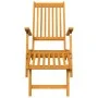 Gartenstuhl mit Fußstütze und Nachttisch massives Akazienholz von , Liegen - Ref: Foro24-3120440, Preis: 250,72 €, Rabatt: %