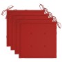 Sillas de jardín con cojines 4 uds madera maciza de acacia gris de , Sillas de jardín - Ref: Foro24-3061234, Precio: 284,05 €...
