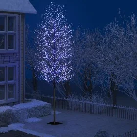 Árbol de Navidad 2000 LED luz azul fría flores de cerezo 500 cm de vidaXL, Luces de Navidad - Ref: Foro24-51279, Precio: 305,...