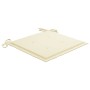 Sillas de jardín apilables 4 uds madera maciza teca con cojines de , Sillas de jardín - Ref: Foro24-3073381, Precio: 515,36 €...