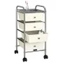 Portable storage cart with 4 white plastic drawers by vidaXL, Cargo forklifts - Ref: Foro24-320399, Price: 54,44 €, Discount: %