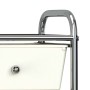 Carrito de almacenaje portátil 4 cajones plástico blanco de vidaXL, Carretillas de carga - Ref: Foro24-320399, Precio: 55,43 ...