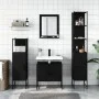 Juego de muebles de baño 4 piezas madera de ingeniería negro de , Muebles de baño - Ref: Foro24-3214354, Precio: 217,44 €, De...