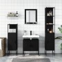 Juego de muebles de baño 4 piezas madera de ingeniería negro de , Muebles de baño - Ref: Foro24-3214354, Precio: 217,33 €, De...