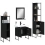 Juego de muebles de baño 4 piezas madera de ingeniería negro de , Muebles de baño - Ref: Foro24-3214354, Precio: 217,33 €, De...