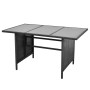 Set de muebles de jardín 4 pzas y cojines ratán sintético negro de , Conjuntos de jardín - Ref: Foro24-43106, Precio: 587,64 ...