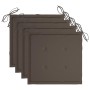 Sillas de jardín con cojines 4 unidades madera maciza de acacia de , Sillas de jardín - Ref: Foro24-3061184, Precio: 328,87 €...