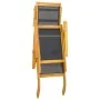Garden chairs with footrest and textilene acacia wood table by , Loungers - Ref: Foro24-3120443, Price: 218,78 €, Discount: %