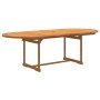 Juego comedor de jardín 9 pzas madera maciza acacia y textileno de , Conjuntos de jardín - Ref: Foro24-3279263, Precio: 1,00 ...
