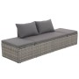 Tumbona de jardín con cojines y almohadas ratán sintético gris de , Tumbonas - Ref: Foro24-317110, Precio: 239,42 €, Descuent...