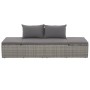 Tumbona de jardín con cojines y almohadas ratán sintético gris de , Tumbonas - Ref: Foro24-317110, Precio: 239,42 €, Descuent...