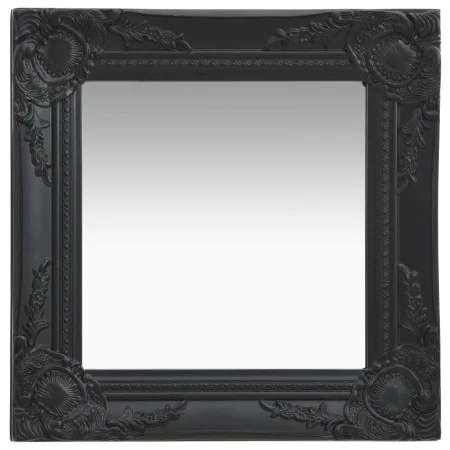 Espejo de pared estilo barroco negro 40x40 cm de vidaXL, Espejos - Ref: Foro24-320307, Precio: 36,81 €, Descuento: %