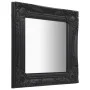 Espejo de pared estilo barroco negro 40x40 cm de vidaXL, Espejos - Ref: Foro24-320307, Precio: 36,81 €, Descuento: %