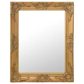 Espejo de pared estilo barroco dorado 50x60 cm de vidaXL, Espejos - Ref: Foro24-320317, Precio: 54,89 €, Descuento: %