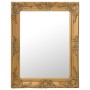 Espejo de pared estilo barroco dorado 50x60 cm de vidaXL, Espejos - Ref: Foro24-320317, Precio: 53,66 €, Descuento: %