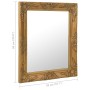 Espejo de pared estilo barroco dorado 50x60 cm de vidaXL, Espejos - Ref: Foro24-320317, Precio: 53,66 €, Descuento: %