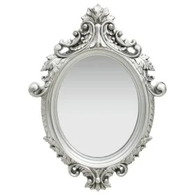 Espejo de pared estilo castillo plateado 56x76 cm de vidaXL, Espejos - Ref: Foro24-320358, Precio: 67,97 €, Descuento: %
