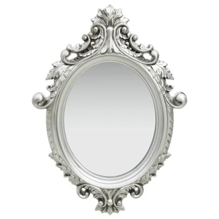 Espejo de pared estilo castillo plateado 56x76 cm de vidaXL, Espejos - Ref: Foro24-320358, Precio: 67,97 €, Descuento: %
