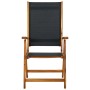 Sillas de jardín plegables 8 uds madera maciza acacia textileno de , Sillas de jardín - Ref: Foro24-3120456, Precio: 661,07 €...