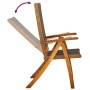 Sillas de jardín plegables 8 uds madera maciza acacia textileno de , Sillas de jardín - Ref: Foro24-3120456, Precio: 661,07 €...