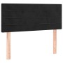 Cama box spring con colchón terciopelo negro 100x200 cm de , Camas y somieres - Ref: Foro24-3141349, Precio: 293,36 €, Descue...