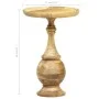 Mesa auxiliar redonda madera maciza de mango 43x43x66 cm de , Mesas auxiliares - Ref: Foro24-286471, Precio: 153,98 €, Descue...