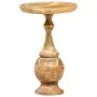 Mesa auxiliar redonda madera maciza de mango 43x43x66 cm de , Mesas auxiliares - Ref: Foro24-286471, Precio: 153,98 €, Descue...