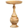 Mesa auxiliar redonda madera maciza de mango 43x43x66 cm de , Mesas auxiliares - Ref: Foro24-286471, Precio: 156,25 €, Descue...