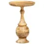 Mesa auxiliar redonda madera maciza de mango 43x43x66 cm de , Mesas auxiliares - Ref: Foro24-286471, Precio: 153,98 €, Descue...