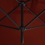 Sombrilla doble con poste de acero terracota 600x300 cm de , Sombrillas - Ref: Foro24-312559, Precio: 186,62 €, Descuento: %