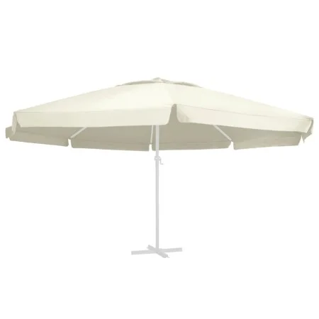 Replacement fabric for sand-colored umbrella 600 cm by , Fabrics for umbrellas and awnings - Ref: Foro24-312546, Price: 88,55...