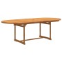 Juego comedor de jardín 7 pzas madera maciza acacia y textileno de , Conjuntos de jardín - Ref: Foro24-3279262, Precio: 816,3...