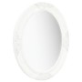 Espejo de pared estilo barroco blanco 50x60 cm de vidaXL, Espejos - Ref: Foro24-320348, Precio: 52,86 €, Descuento: %