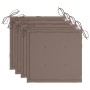 Sillas comedor de jardín y cojines 4 uds madera maciza acacia de , Sillas de jardín - Ref: Foro24-3078328, Precio: 315,00 €, ...