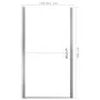 Duschtür aus mattiertem Hartglas, 81 x 195 cm von vidaXL, Duschtüren - Ref: Foro24-146658, Preis: 201,55 €, Rabatt: %