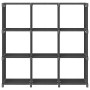 Estantería de 9 cubos de tela gris 103x30x107,5 cm en Librerías y estanterías | Comprar online en Foru.es