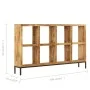 Sideboard aus massivem Mangoholz, 160 x 25 x 95 cm von , Sideboards - Ref: Foro24-247967, Preis: 319,46 €, Rabatt: %