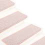 Alfombrilla autoadhesiva escalera sisal 15 uds roja 65x21x4 cm de , Alfombrillas para escalones - Ref: Foro24-326888, Precio:...