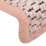 Alfombrilla autoadhesiva escalera sisal 15 uds roja 65x21x4 cm de , Alfombrillas para escalones - Ref: Foro24-326888, Precio:...