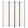 Biombo divisor de 4 paneles blanco 160x180 cm de vidaXL, Divisores de ambientes - Ref: Foro24-320706, Precio: 42,07 €, Descue...