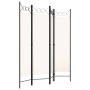 Biombo divisor de 4 paneles blanco 160x180 cm de vidaXL, Divisores de ambientes - Ref: Foro24-320706, Precio: 42,58 €, Descue...