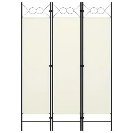 Biombo divisor de 3 paneles blanco 120x180 cm de vidaXL, Divisores de ambientes - Ref: Foro24-320699, Precio: 35,33 €, Descue...