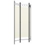 Biombo divisor de 3 paneles blanco 120x180 cm de vidaXL, Divisores de ambientes - Ref: Foro24-320699, Precio: 36,05 €, Descue...