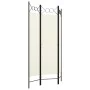 Biombo divisor de 3 paneles blanco 120x180 cm de vidaXL, Divisores de ambientes - Ref: Foro24-320699, Precio: 35,33 €, Descue...